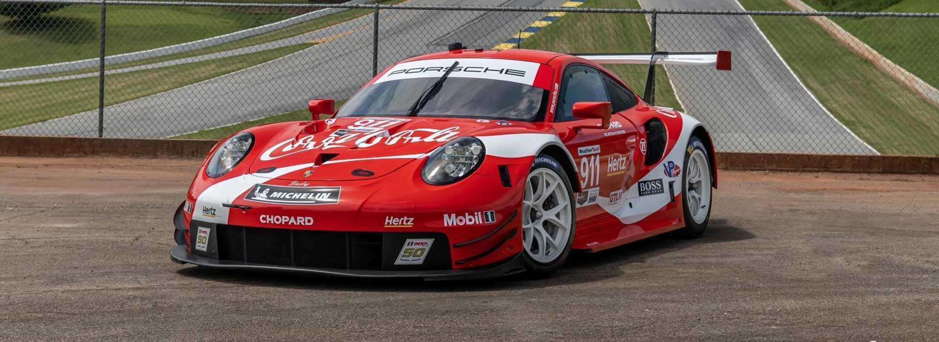 Coca-Cola, Porsche Join Forces for Iconic Livery on Weathertech Championship GLTM-leading 911 RSR Race Cars for 2019